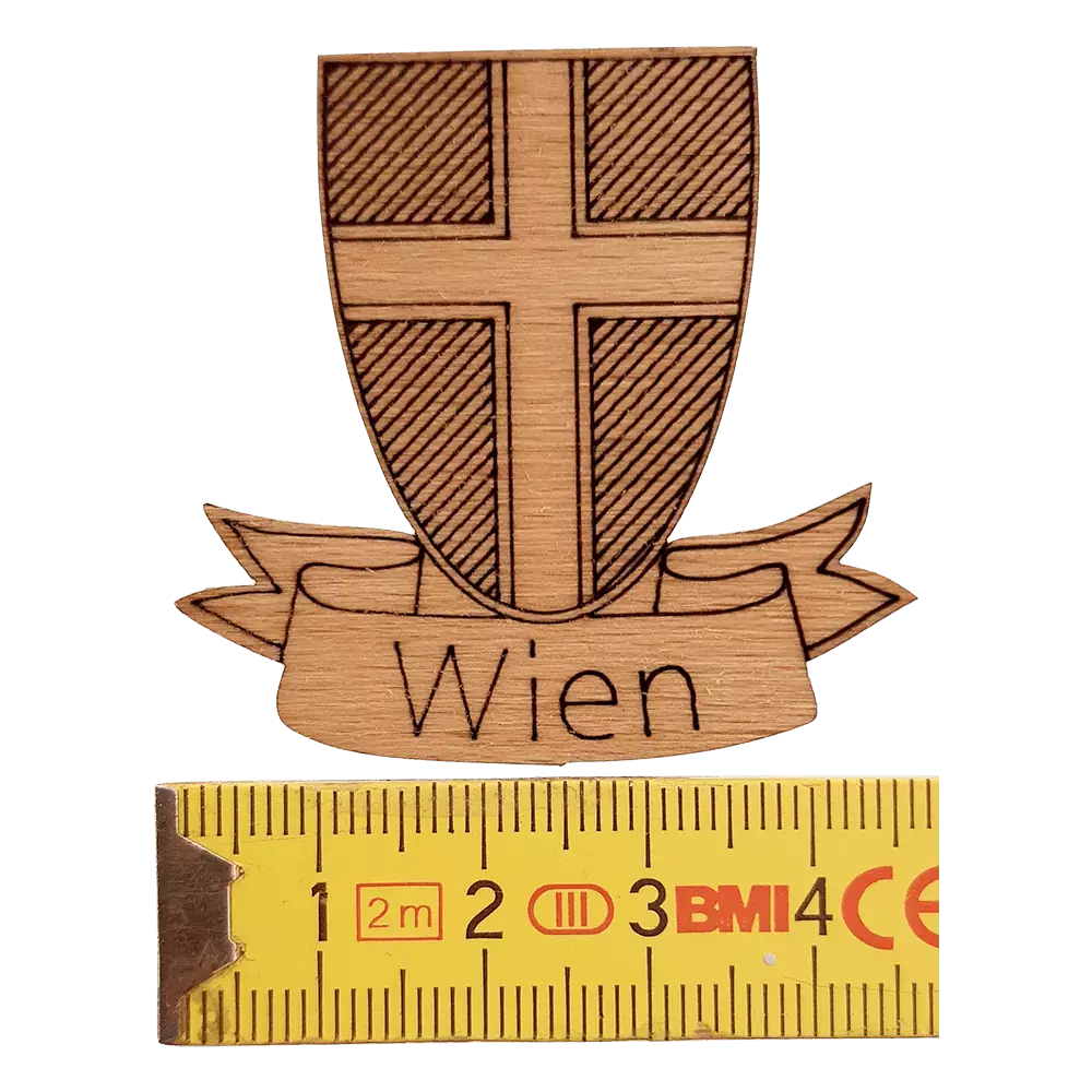 Wien Wappen mit Band