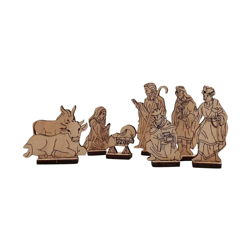 Nativity figures 57mm