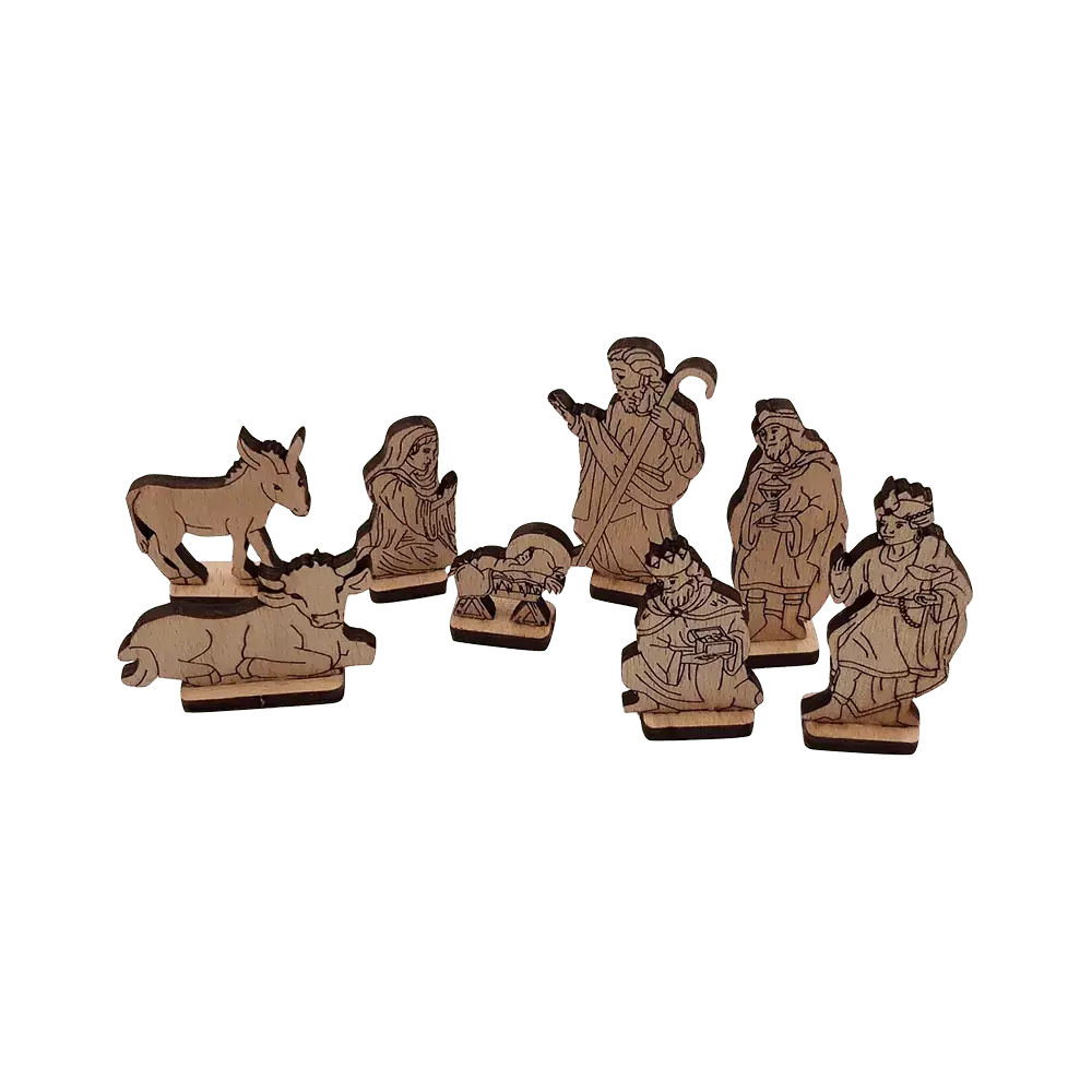 Nativity figures 57mm