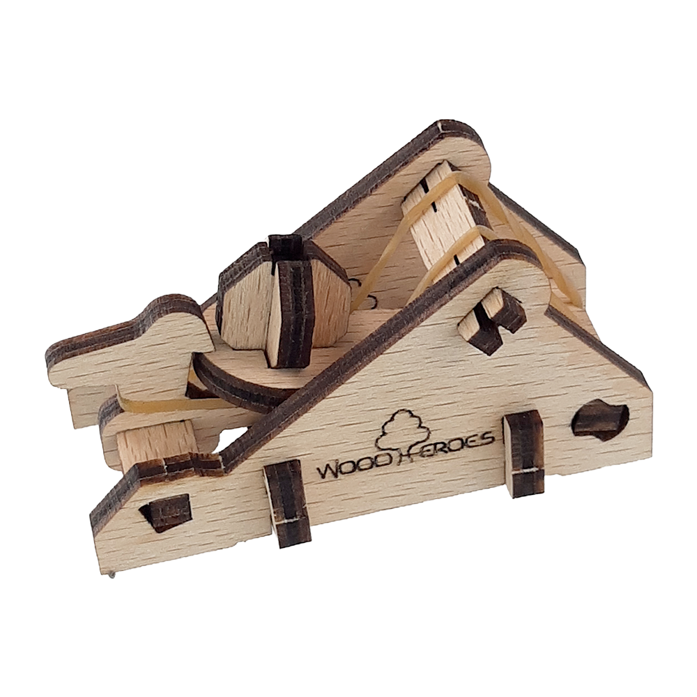 Kleines Katapult – Historischer Holzbausatz