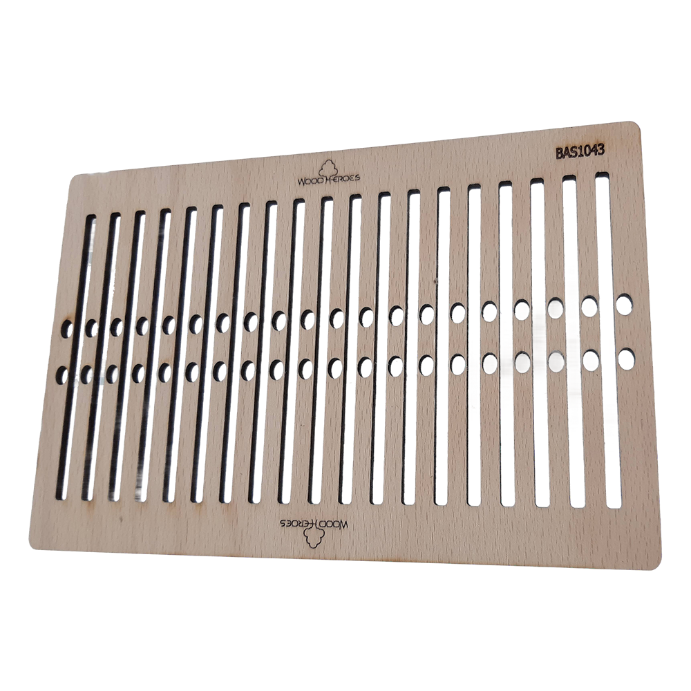 Webkamm groß 19 Schlitze