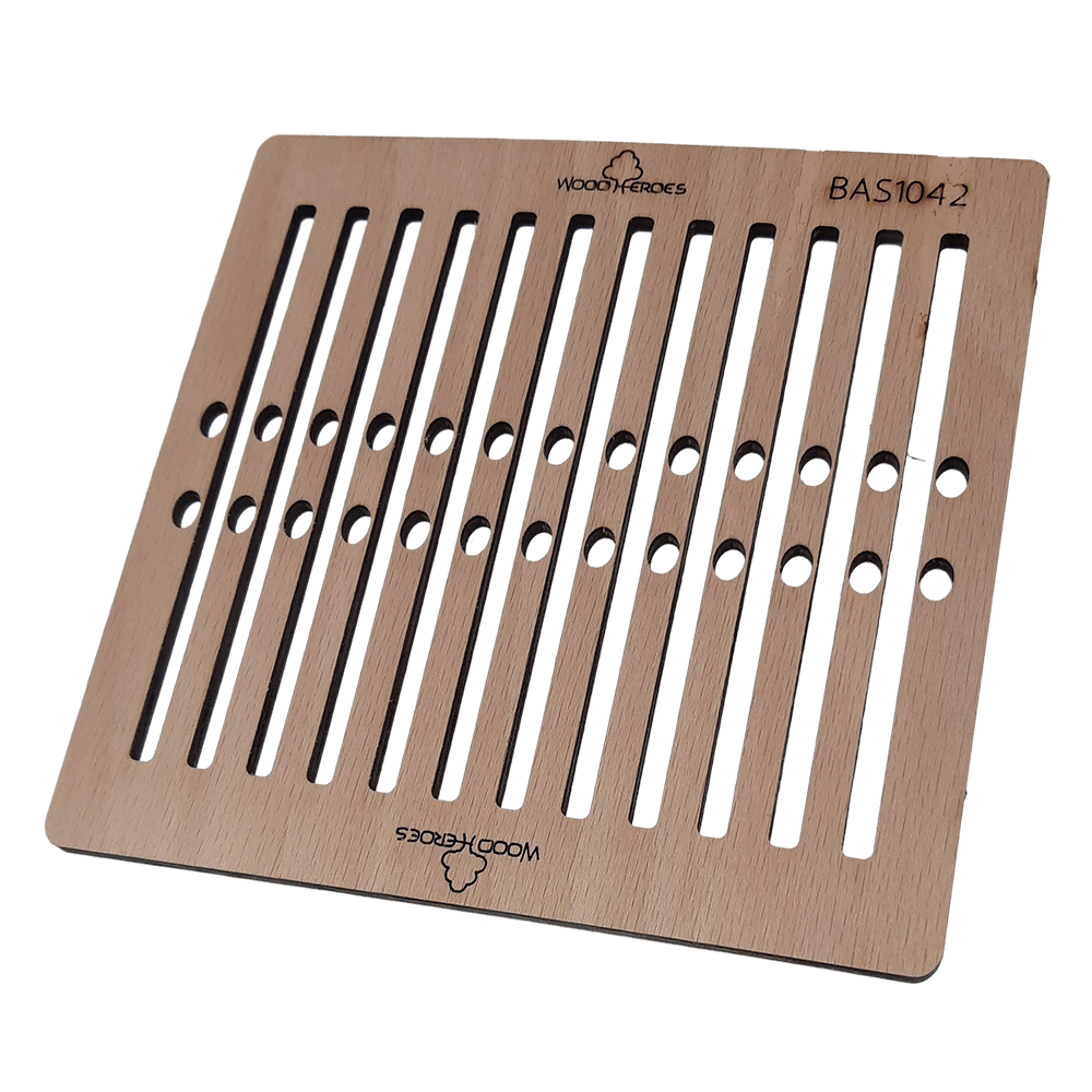 Webkamm mittel 12 Schlitze