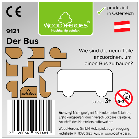 Der Bus Legerätsel – Nachhaltiges Puzzlespiel