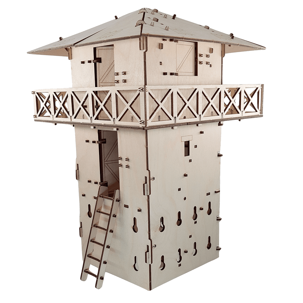Römischer Limes-Turm Holzbausatz von WoodHeroes