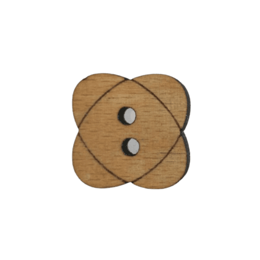 Holzknopf Schmuck aus Holz nachhaltig