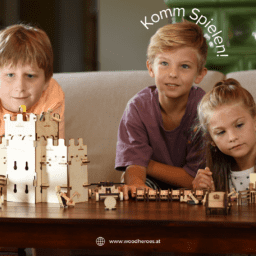 Holzspielzeug Kinder ab 6 Jahren - nachhaltiges Spielzeug, WoodHeroes Holzspielzeug und Holzbausätze