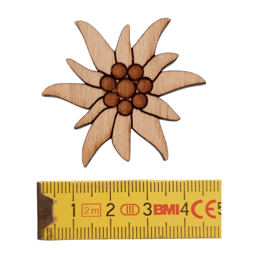 Edelweiss Holzblume Dekoration