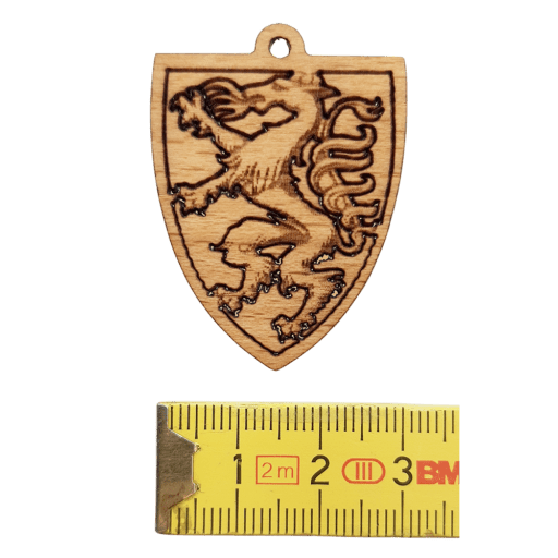Steiermark Panther Holz Anhänger Wappen Wappentier Holzschmuck