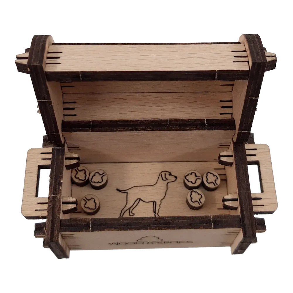 WoodHeroes money chest 3012 wooden toy kit