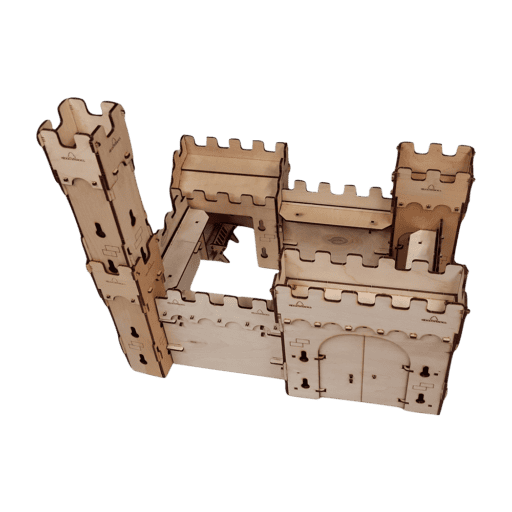 WoodHeroes knight castle wooden toy 8901 castle high tower