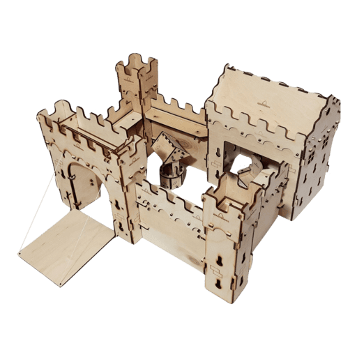 WoodHeroes knight castle wooden toy 8903 Whitestone Castle